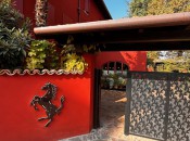 “The Prancing Horse” is Ferrari’s logo and the name of its gourmet restaurant. Photo by Harrison Shiels