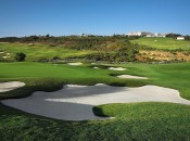 The Finca Cortesin Golf Club, Estepona, Spain, view from the 14th hole