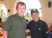 Joe Whitley and designer Gary Player at Saadiyat Beach Golf Club