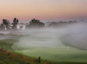 Looking deceptively benign, the eighteenth hole of The Championship Course at Blackwolf Run