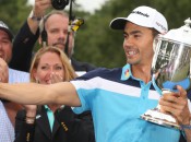 Camilo Villegas celebrated his first PGA Tour win in four years with a Wyndham Championship selfie.