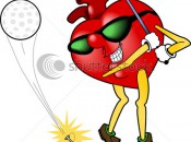 heart healthy golfer