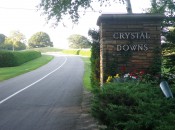 Crystal Downs entrance......the road up to Heaven