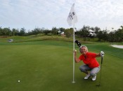 Ace Number 4 at the Fairmont Southampton Bacardi Championship, March 2011, on the 2nd hole. Dad always liked me in red.....