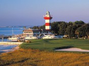 The iconic setting of Harbour Town's 18th.