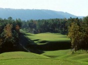 The landscape of Oxmoor Valley's Ridge Course offers almost no angle of repose.