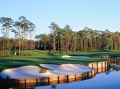 What you see is what you get. This photo, looking back at the 18th green, pretty much sums up Regatta Bay.