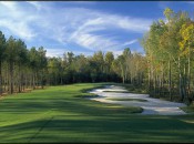 The Frog's par-3 11th shows Tom Fazio's bunker artistry.