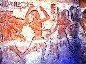 Ancient Nubian Warrior's at Beni Hassan, Egypt