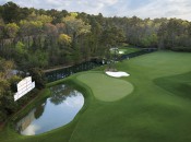 The 11th and 12th holes of "Amen Corner."