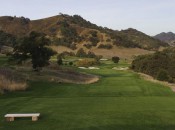 The teeshot from the 17th at CordeValle.