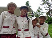 The charming caddies at the Chiang Mai Highlands Golf Club are indicative of what you will encounter most everywhere in Thailand.