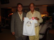 Oscar de la Renta with Michael Patrick Shiels at Punta Cana Resort.