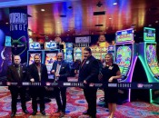 The finish line: FireKeepers Casino cuts the ribbon on its new Aristocrat Lounge Photo courtesy of FireKeepers Casino Hotel