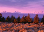 Looking west from 1,800 acre Brasada Ranch in Powell Butte, Oregon.