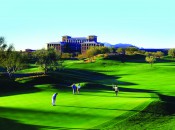 The Scott Miller-designed Westin Kierland Golf Club with the resort in the background.