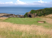 The eighth hole at Turnberry's Kintyre course is a fun and beautiful short par-four.