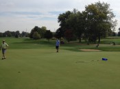 Big boy: The green at Wilmette's par-five sixth hole sits higher and is much deeper.