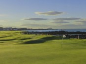 Dunbar's fourth hole, where the seaside holes begin.