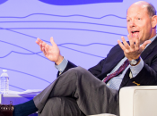 Mike Davis, the executive director and CEO for the USGA, answers a question during the USGA's Annual Meeting on Feb. 4 in Washington, D.C. One of the many topics Davis discussed was Rules modernization, which is expected to be rolled out in March. (USGA/John Mummert)