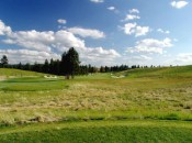 The view from the 12th tee shows the beautiful landscape of NW Idaho