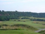 Mind the bunkers off the 5th tee at Royal Dornoch