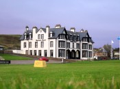 Our first stop off the airplane was The Ugadale Hotel at The Village at Machrihanish Dunes, on the ruggedly beautiful Kintyre Peninsula.  This historic hotel only recently re-opened after a multi-million dollar roof-to-foundation renovation, and it is as comfortable as it is grand.  It was the perfect home base for the group to begin its examination of golf in this part of Scotland.