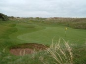 The greensite of one of my favorite holes at Western Gailes -- the par-3 7th.