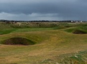 The par 4 9th hole at Western Gailes © James Mason