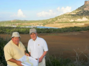 pete and son at old quarry