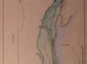 Donald Ross drawing of Whitinsville's ninth hole. (Courtesy Whitinsville GC)