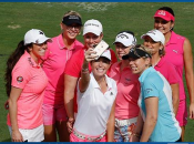 Morgan Pressel & Friends gather for a selfie during 8th annual Morgan & Friends Fight Cancer tournament (Photo: Scott Halleran/Getty Images)