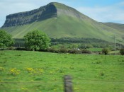 An imposing landform on the way to play Carne