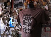 Patrons at the funky Rusty Spur autograph and leave dollar bills among the other paraphernalia on the walls. Proceeds go to charity around Christmastime.