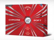 Callaway's Chrome Soft ball with Dual SoftFast Core technology.