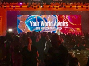  Thousands of travel professionals filled massive ballrooms for presentations and combined for over 300,000 meetings. (Photo by Michael Patrick Shiels)